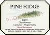 Pine Ridge Chardonnay Dijon Clones Estate Bottled 2005 750ML - 7430060634