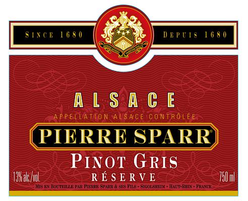 Pierre Sparr Pinot Gris Reserve Alsace 2005 375ML Half Bottle