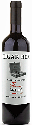Cigar Box Reserve Malbec Mendoza 2011 750ML