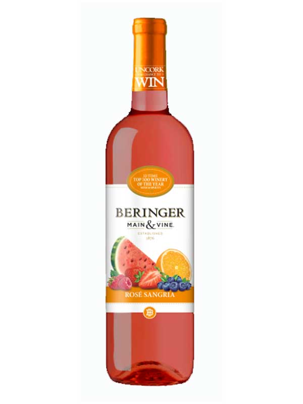 Beringer Main & Vine Rose Sangria 750ML Bottle