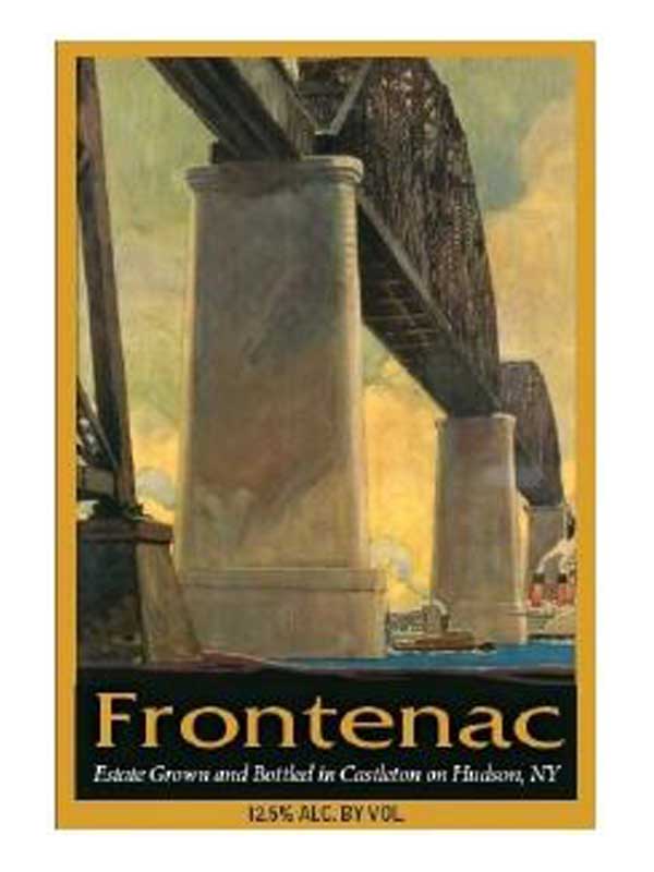 Brookview Station Winery Frontenac 750ML Label