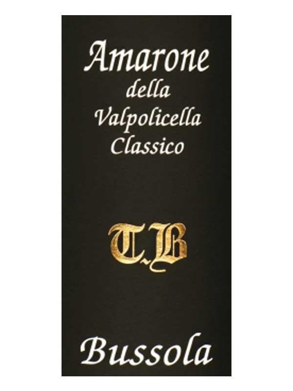 Tommaso Bussola Amarone della Valpolicella Classico TB 750ML Label