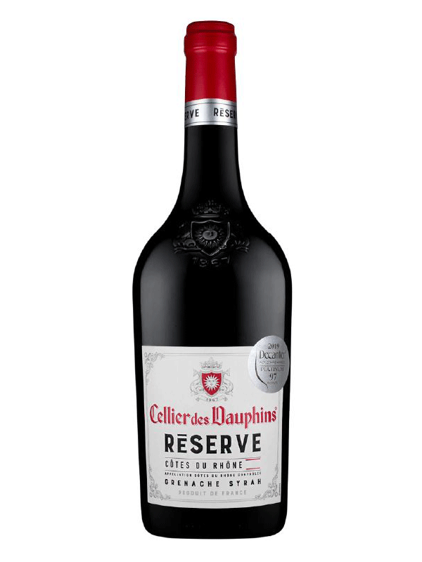 Cellier des Dauphins Reserve Cotes du Rhone Grenache Syrah 750ML Bottle