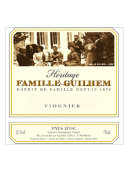 Heritage Famille Guilhem Viognier Pays d’Oc 750ML Label