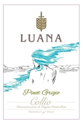 Ascevi Luana Pinot Grigio Collio 750ML Label