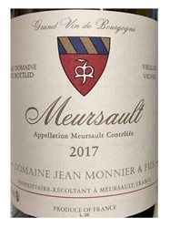 Domaine Jean Monnier & Fils Meursault Vieilles Vignes 2017 750ML Label