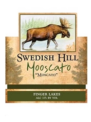 Swedish Hill Mooscato Moscato Finger Lakes 750ML Label