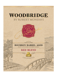 Woodbridge by Robert Mondavi Bourbon Barrel Aged Red Blend 750ML Label