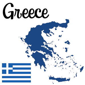 Vector Greece map stock vector. Illustration of greek 